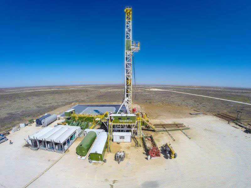 nat gas rig aerial view nat gas rig aerial view